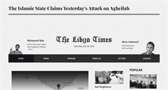 Desktop Screenshot of libyatimes.net