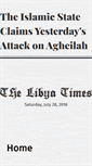 Mobile Screenshot of libyatimes.net